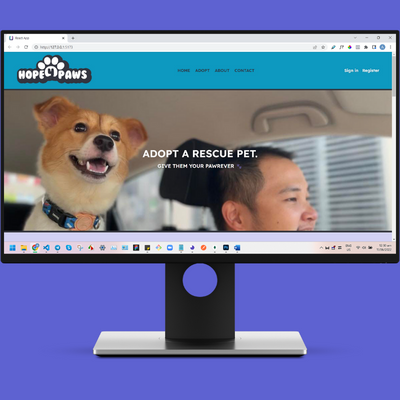 portfolio pet site